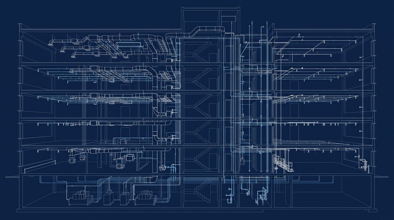 Fire protection system blueprint