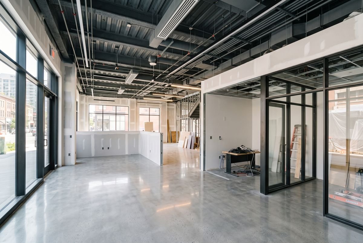 Retail and institutional interior build-out mechanical, plumbing and fire protection